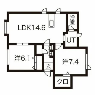 シレンハイム【2階】の間取り