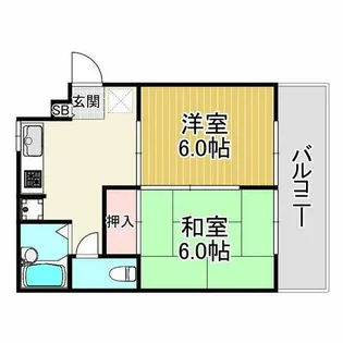 リヴィエール苦楽園【1階】の間取り