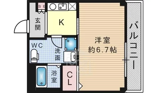 サンクラッソ茨木駅前【1階】の間取り