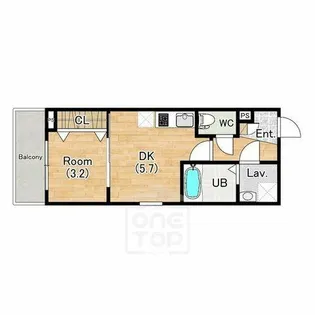 (仮称)ジーメゾン吹田岸部【2階】の間取り