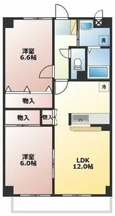 メトロ扶桑【4階】の間取り