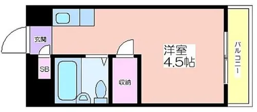 エクセルオリオノ【203号室】の間取り