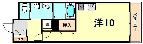 S-FORT神戸神楽町【1階】の間取り