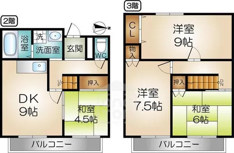 メゾンアルシュ【2階】の間取り