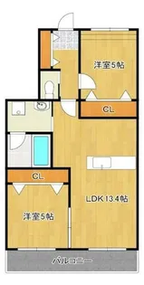 医生ヶ丘ヴァレンシア【C202号室】の間取り