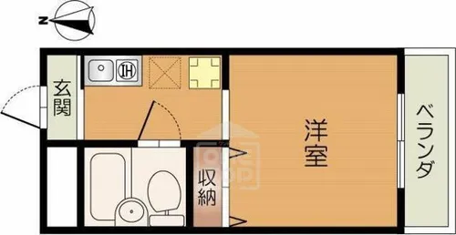 ロイヤルミサワ【6階】の間取り