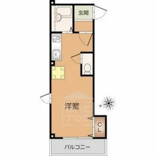 クラッセ南茨木【2階】の間取り