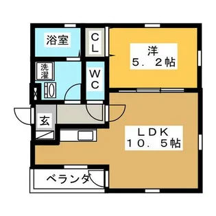 LUCE【3階】の間取り