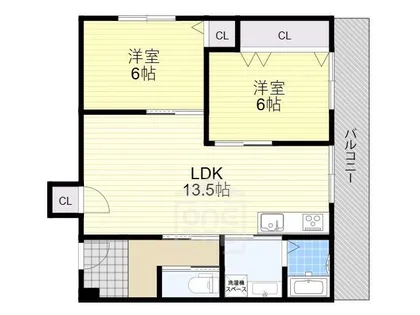 ナンノ第22号館【1階】の間取り