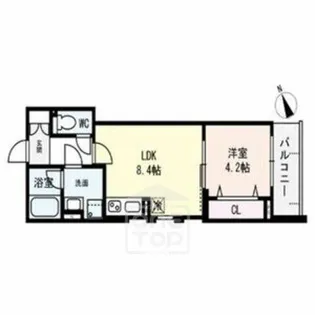 SOLASIA LUFRA 吹田岸部【1階】の間取り