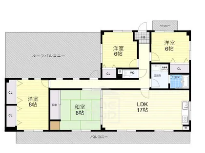 ラ・フォーレ【5階】の間取り