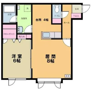 エル・ベスト【2階】の間取り