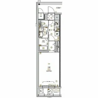 CREST TAPP太閤通【2階】の間取り