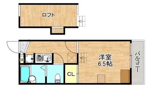 カーサエスペランサ新今里【1階】の間取り