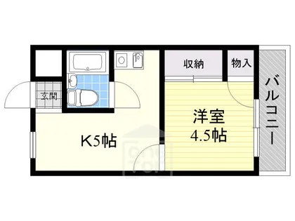 田中ハイツ【1階】の間取り