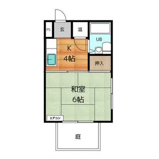 栄和ハイツ【1階】の間取り