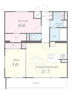 パークサイド健都【2階】の間取り