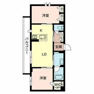 レーヴ・ラ・メール【0303号室】の間取り