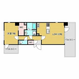 YAGOTO CUBE【701号室】の間取り