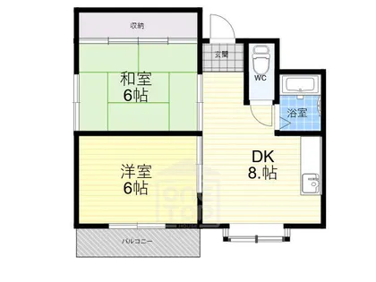 藤ハイツ【3階】の間取り