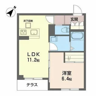 シャーメゾン Sai【0103号室】の間取り