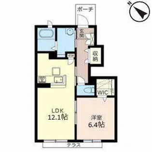 Nordendorf Haus【0102号室】の間取り