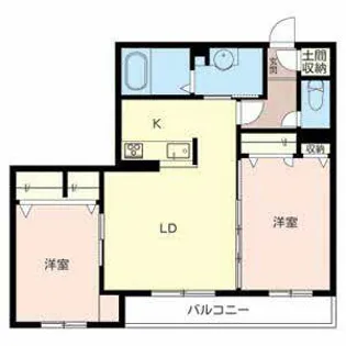 シャーメゾン中鴻池【0303号室】の間取り