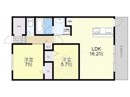 アクトタレイア茨木駅前【5階】の間取り