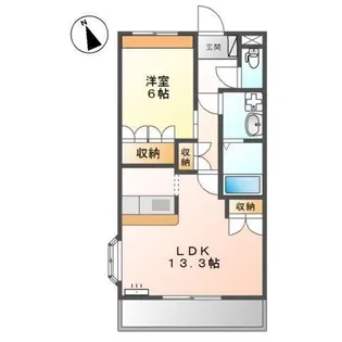 アクロポリスIII【2階】の間取り