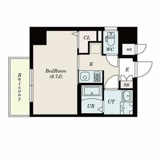 ライフフィールド塚本Grace【8階】の間取り