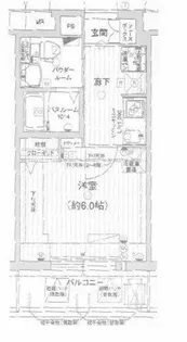 エグゼ難波南【8階】の間取り