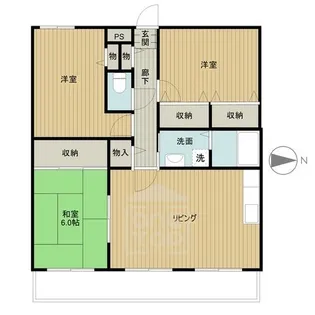 フレーバーフラッツ【2階】の間取り