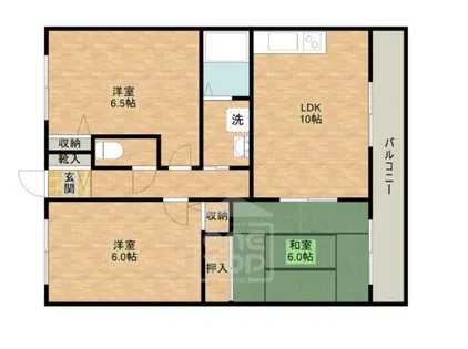 フレーバーフラッツ【2階】の間取り