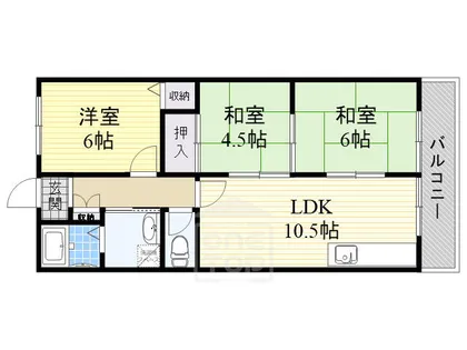 ハイツ78【3階】の間取り