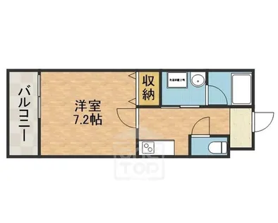 ウェルスクエア高槻【4階】の間取り