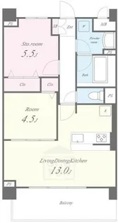 パトリアグランデ【1階】の間取り