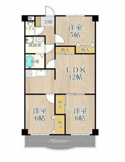 パレーシャル21【5階】の間取り