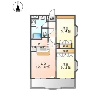 ロイヤルヒルズ青山【3階】の間取り