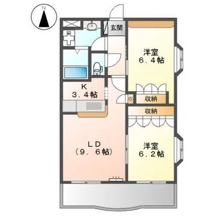ロイヤルヒルズ青山【3階】の間取り