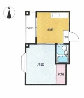 ユニ長吉ビル【2階】の間取り