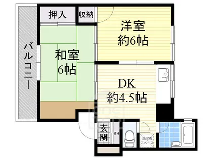 第一東雲マンション【2階】の間取り