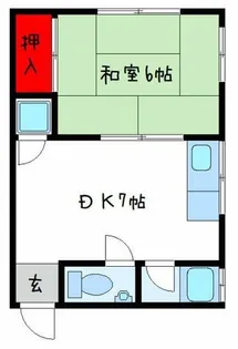 末広ハイツ【1階】の間取り