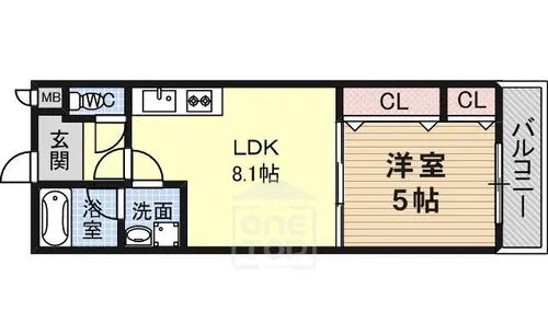 フジパレスヒルズビレッジ上穂積【2階】の間取り