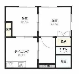 レリーフ【102号室】の間取り