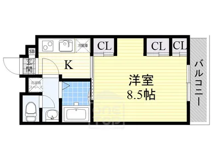 リブリ・グレンヌ【3階】の間取り