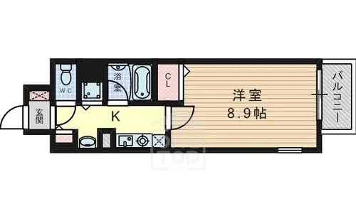 プラン・ソレイユ【6階】の間取り