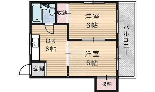 プレアール摂津鳥飼2【3階】の間取り