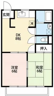ドエルマルシェB【1階】の間取り
