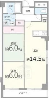 パークサイドマンション【1階】の間取り