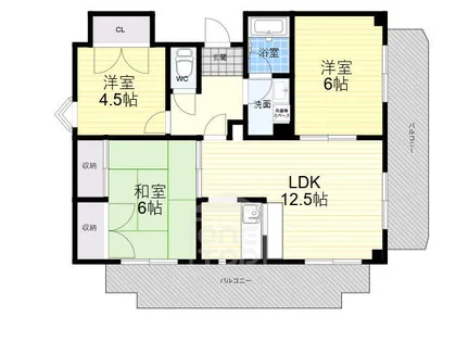 シャトーMナカイ【2階】の間取り
